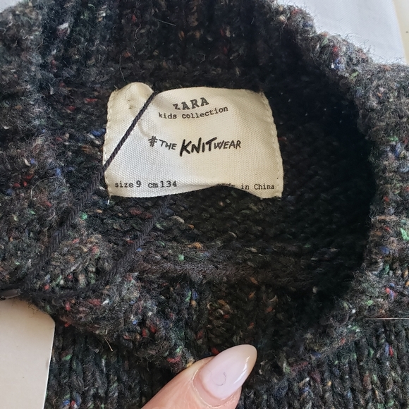 NWT Zara size 9 sweater chunky - Picture 3 of 5